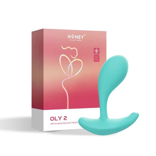 Oly 2 App - Enabled Wearable Vibrator - Blue - TruLuv Novelties