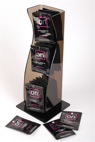 On Natural Arousal Oil Original - 40 Packet Tower Display - 0.01oz Ampoules - TruLuv Novelties