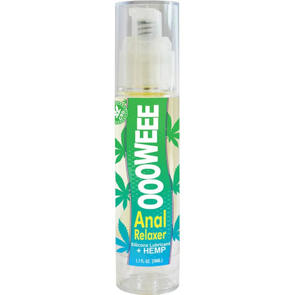 OOOWEE Anal Relaxing Silicone Lubricant with Hemp Seed Oil 1.7 oz bottle - TruLuv Novelties
