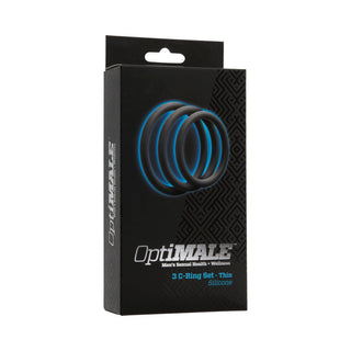 OptiMALE - 3 C-Ring Set - Thin Slate