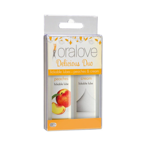 Oralove Delicious Duo Peaches and Cream - TruLuv Novelties