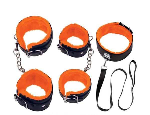 Orange Is the New Black Restrain Yourself Kit - Black/orange - TruLuv Novelties