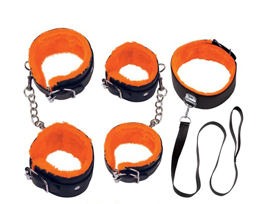 Orange Is the New Black Restrain Yourself Kit - Black/orange - TruLuv Novelties