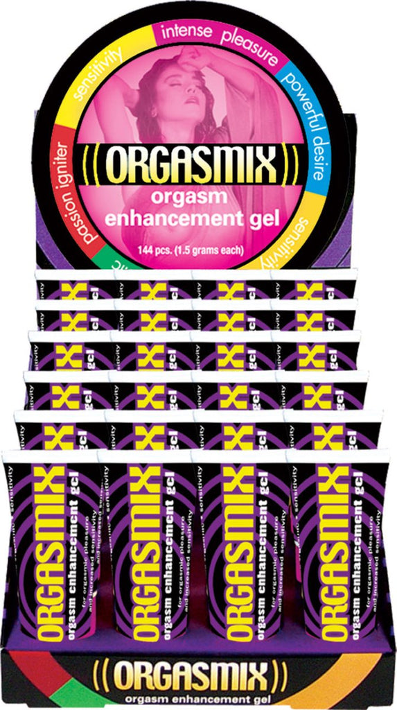 Orgasmix - 24 Piece Display - 1 Oz. Tubes - TruLuv Novelties