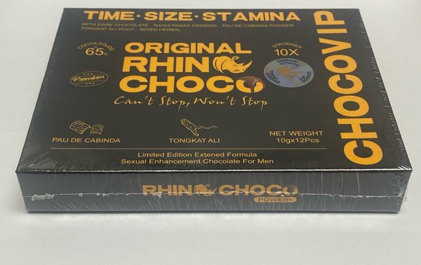 Original Rhino Choco 12/1 Display - for Men - TruLuv Novelties