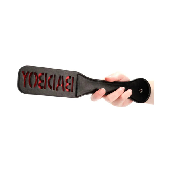 Ouch! 'Bad Boy' Paddle Black - TruLuv Novelties