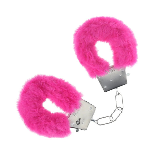Ouch! Classic Fluffy Handcuffs Pink - TruLuv Novelties