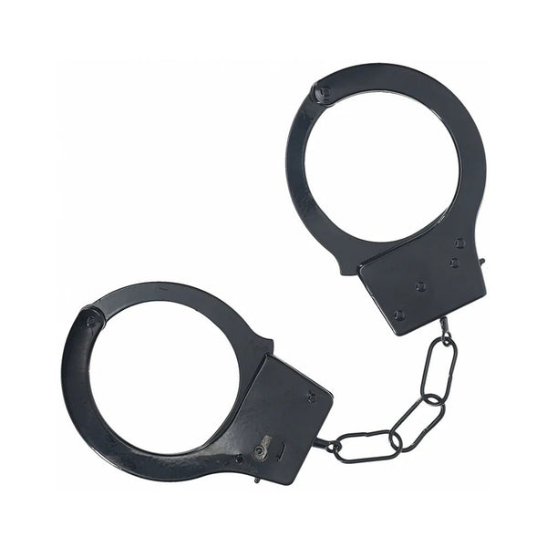 Ouch! Classic Metal Handcuffs Black - TruLuv Novelties