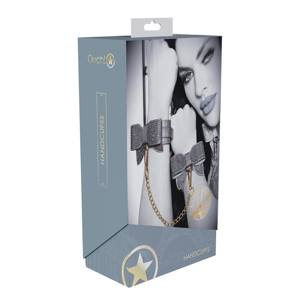 Ouch! International Paris Collection Handcuffs Black - TruLuv Novelties