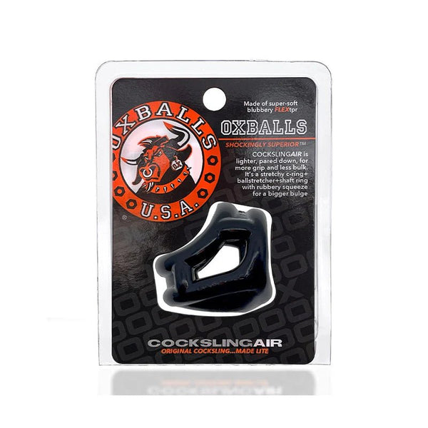 OxBalls Cocksling Air FLEXtpr Black - TruLuv Novelties