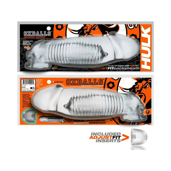 Oxballs Hulk Gargantic Cocksheath Clear - TruLuv Novelties