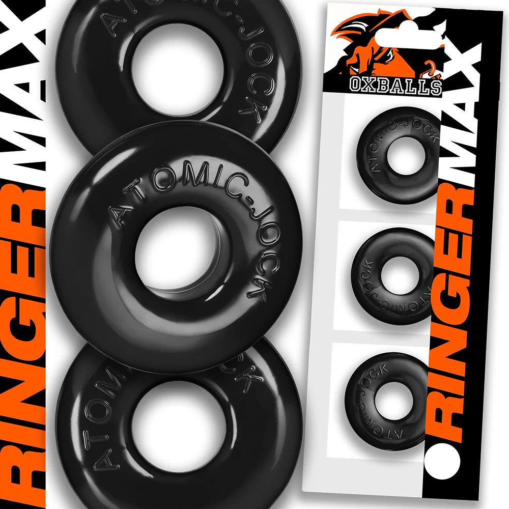 OxBalls Ringer Max 3 - Pack Black - TruLuv Novelties