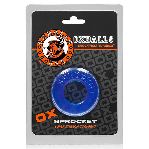 OxBalls Sprocket, Cockring, Ice Blue - TruLuv Novelties