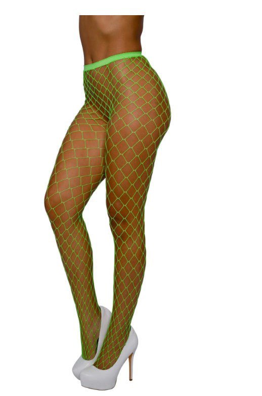 Pantyhose Fence Net - Os - Neon Lime - TruLuv Novelties