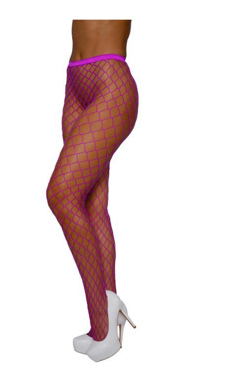 Pantyhose Fence Net - Os - Neon Magenta - TruLuv Novelties