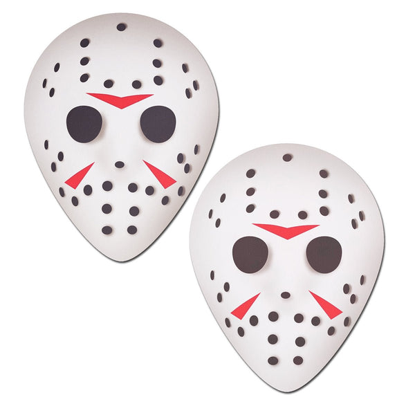 Pastease Halloween Jason Hockey Mask Pasties - TruLuv Novelties