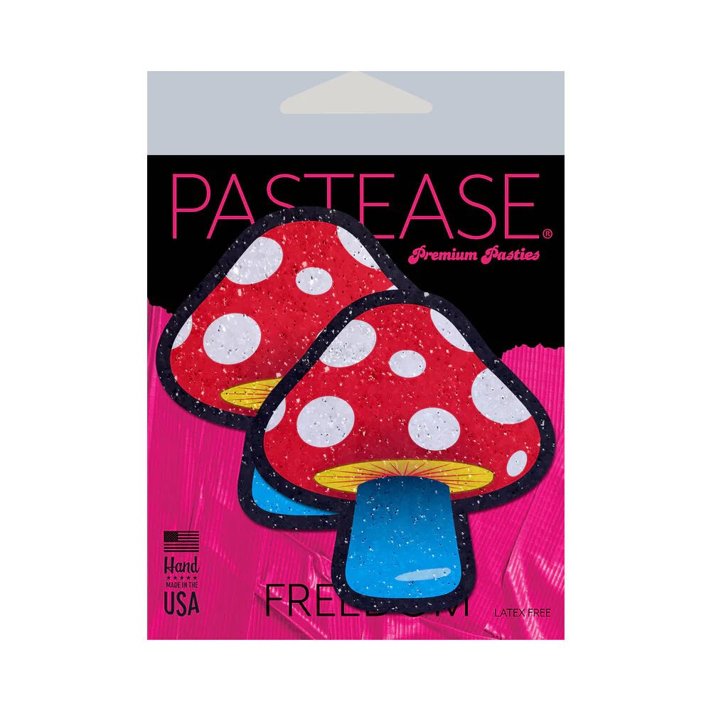 Pastease Mushroom: Colorful Shroom Nipple Pasties - TruLuv Novelties
