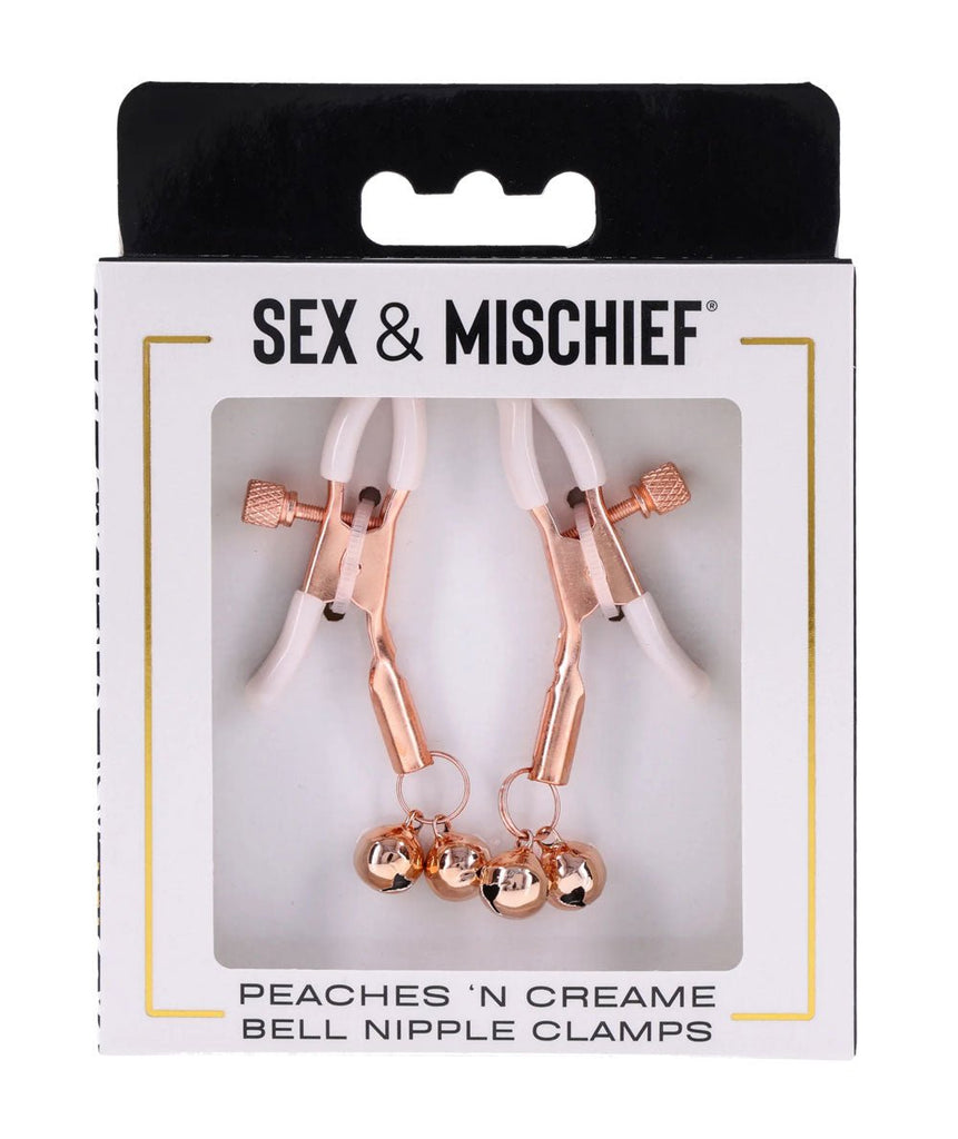 Peaches &039;N Creame Bell Nipple Clamps - TruLuv Novelties