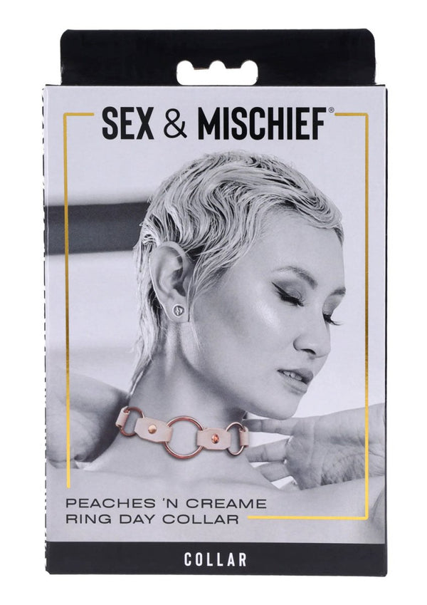 Peaches &039;N Creame Ring Day Collar - TruLuv Novelties