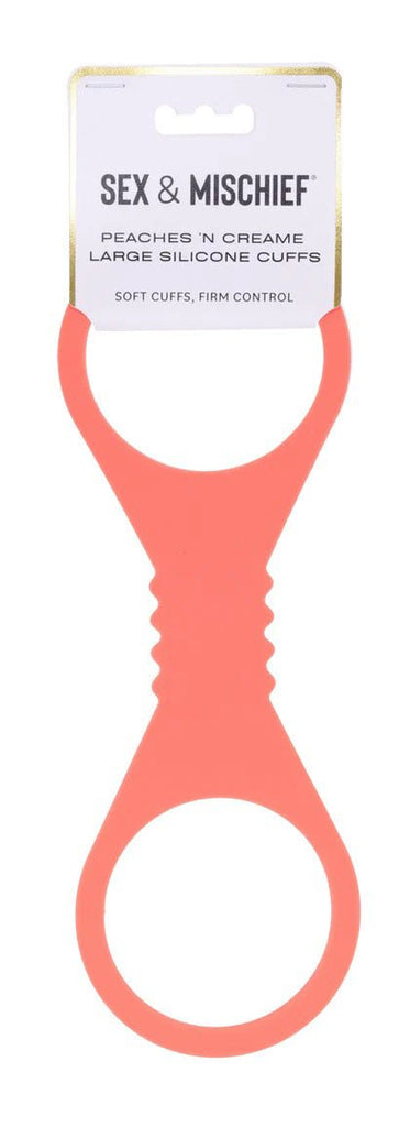 Peaches &039;N Creame Silicone Cuffs - Large - TruLuv Novelties