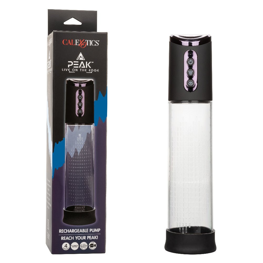 Peak Rechargeable Pump - Black/clear - TruLuv Novelties