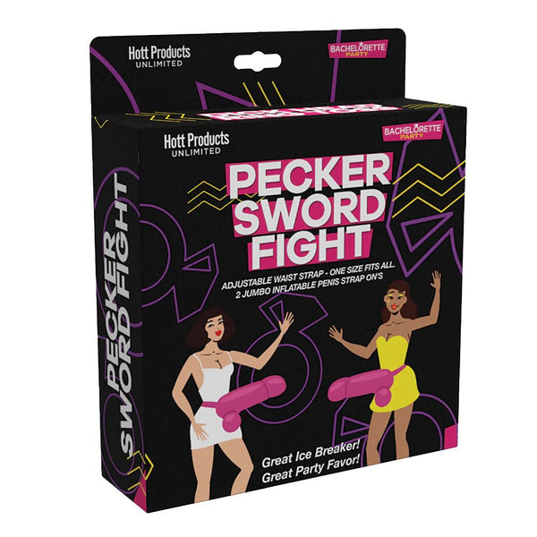 Pecker Sword Fight Game Strap On Large Penis (2 Pack) - TruLuv Novelties