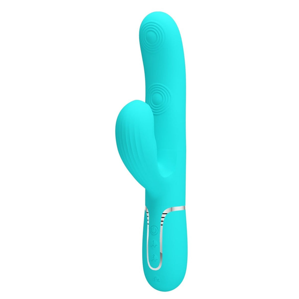 Perdita Twinkled Tenderness Vibrator - Turquoise - TruLuv Novelties