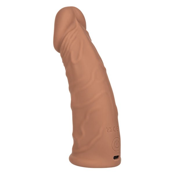 Performance Maxx Rechargeable Vibrating Extension 7&quot; - Brown - TruLuv Novelties