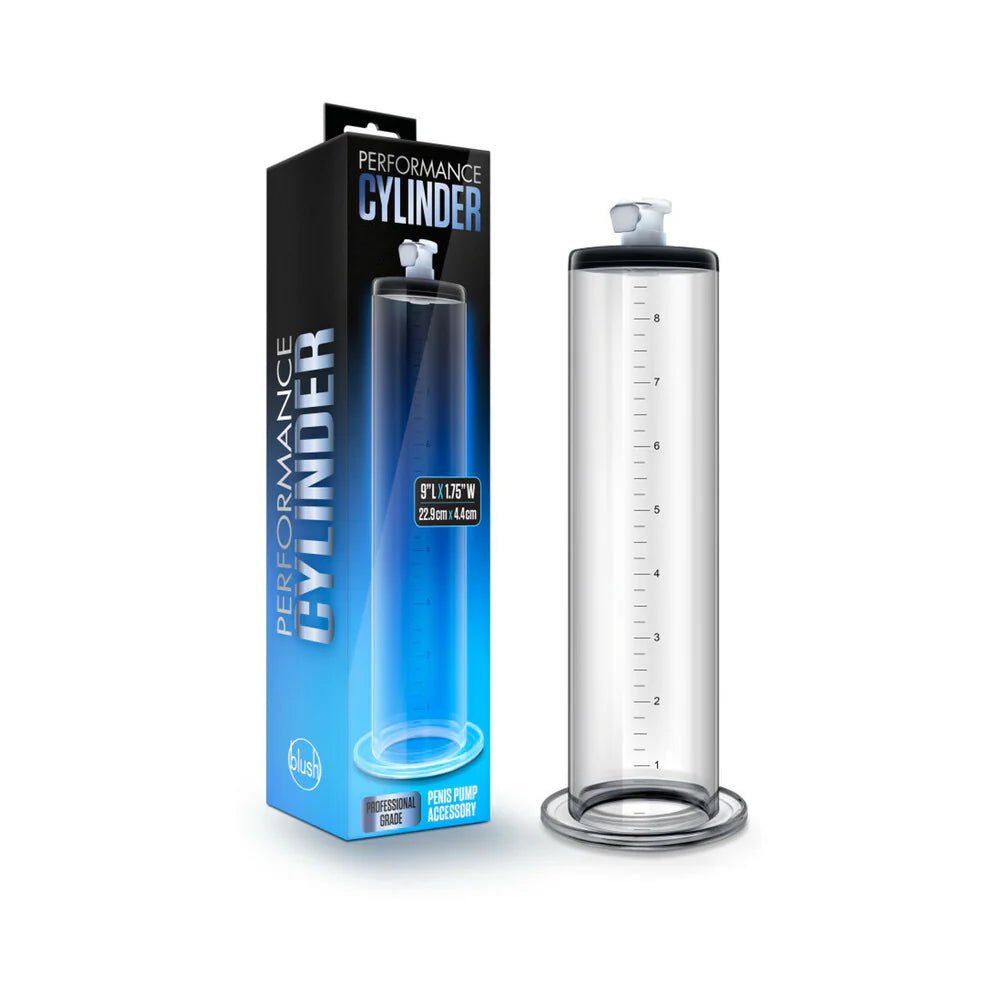 Performance Penis Pump 9 in. x 1.75 in. Cylinder Clear - TruLuv Novelties