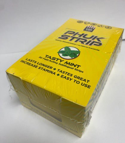 Phuk Mint Strip for Men 30 Count Display - 1ct Blister - TruLuv Novelties
