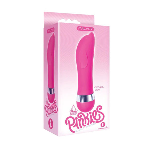 Pinkies Silicoat Mini - Vibe Dolphy - Pink - TruLuv Novelties