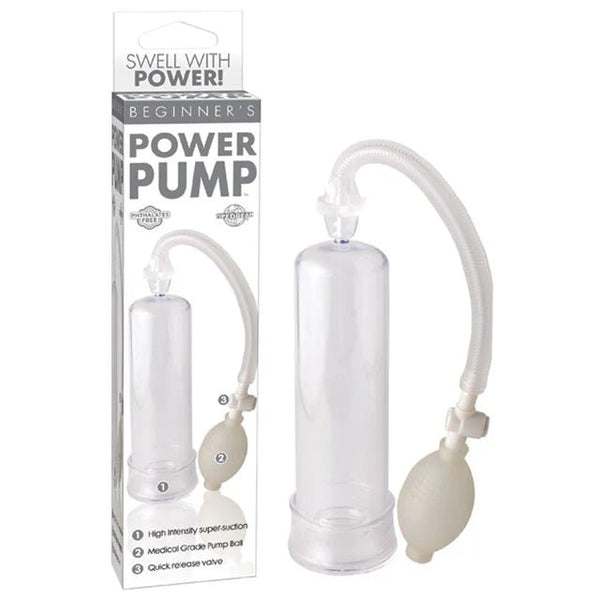 Pipedream Beginner's Power Pump Clear - TruLuv Novelties