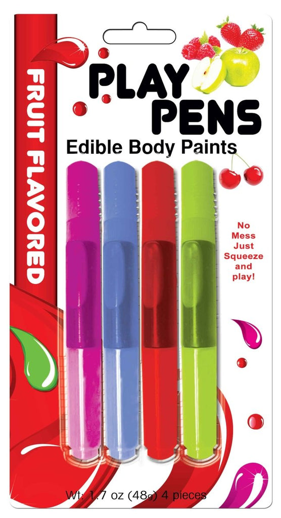 Play Pen Edible Body Paint Brushes - TruLuv Novelties