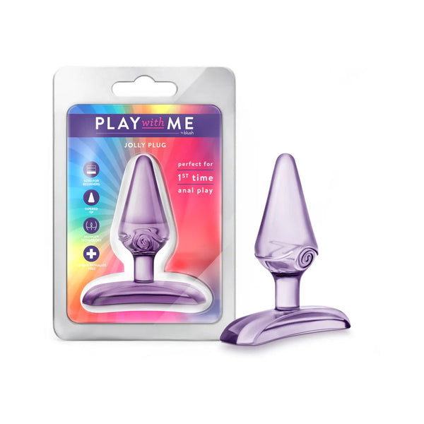 Play With Me Jolly Plug Purple - TruLuv Novelties