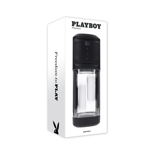 Playboy Side Piece Rechargeable Vibrating Warming Stroker - TruLuv Novelties
