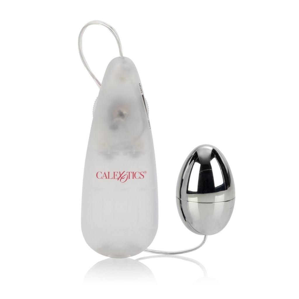 Pocket Exotics Vibrating Egg - Silver - TruLuv Novelties