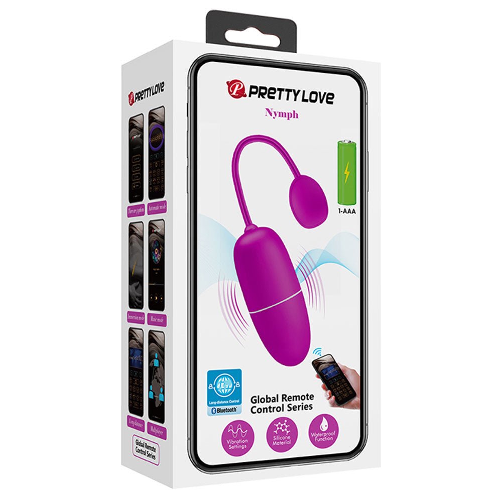 Pretty Love Nymph Global Remote Control Series - Purple - TruLuv Novelties