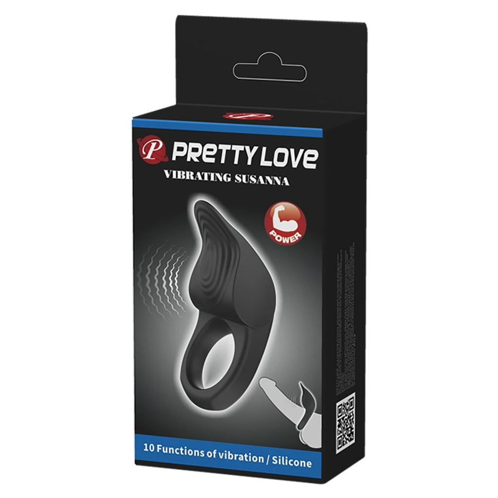 Pretty Love Vibrating Susanna - Black - TruLuv Novelties