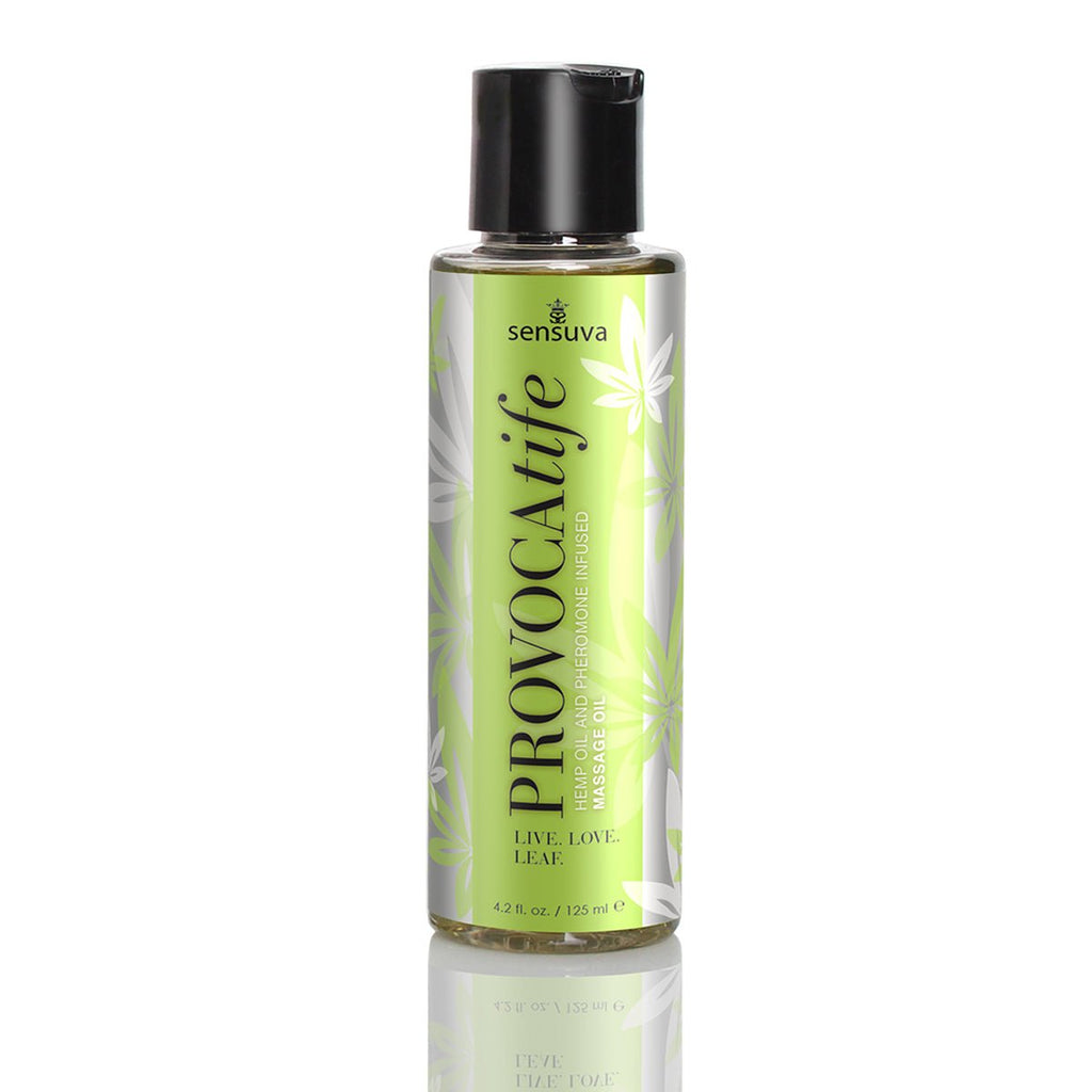 Provocatife Hemp Oil & Pheromone Infused Massage Oil - 4.2 Fl. Oz. - 125 ml - TruLuv Novelties