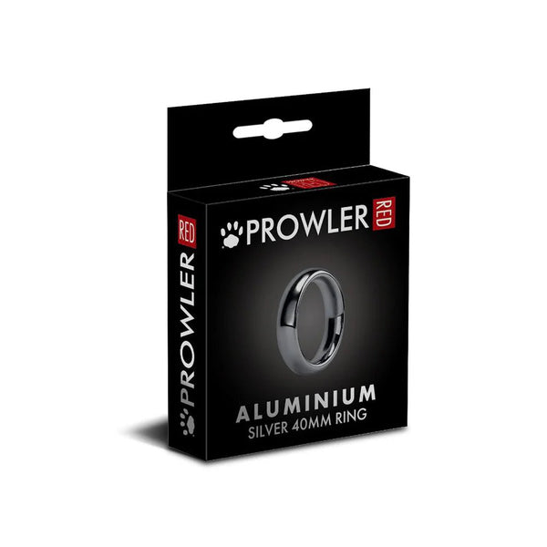 Prowler RED Aluminum Silver 40mm Ring - TruLuv Novelties