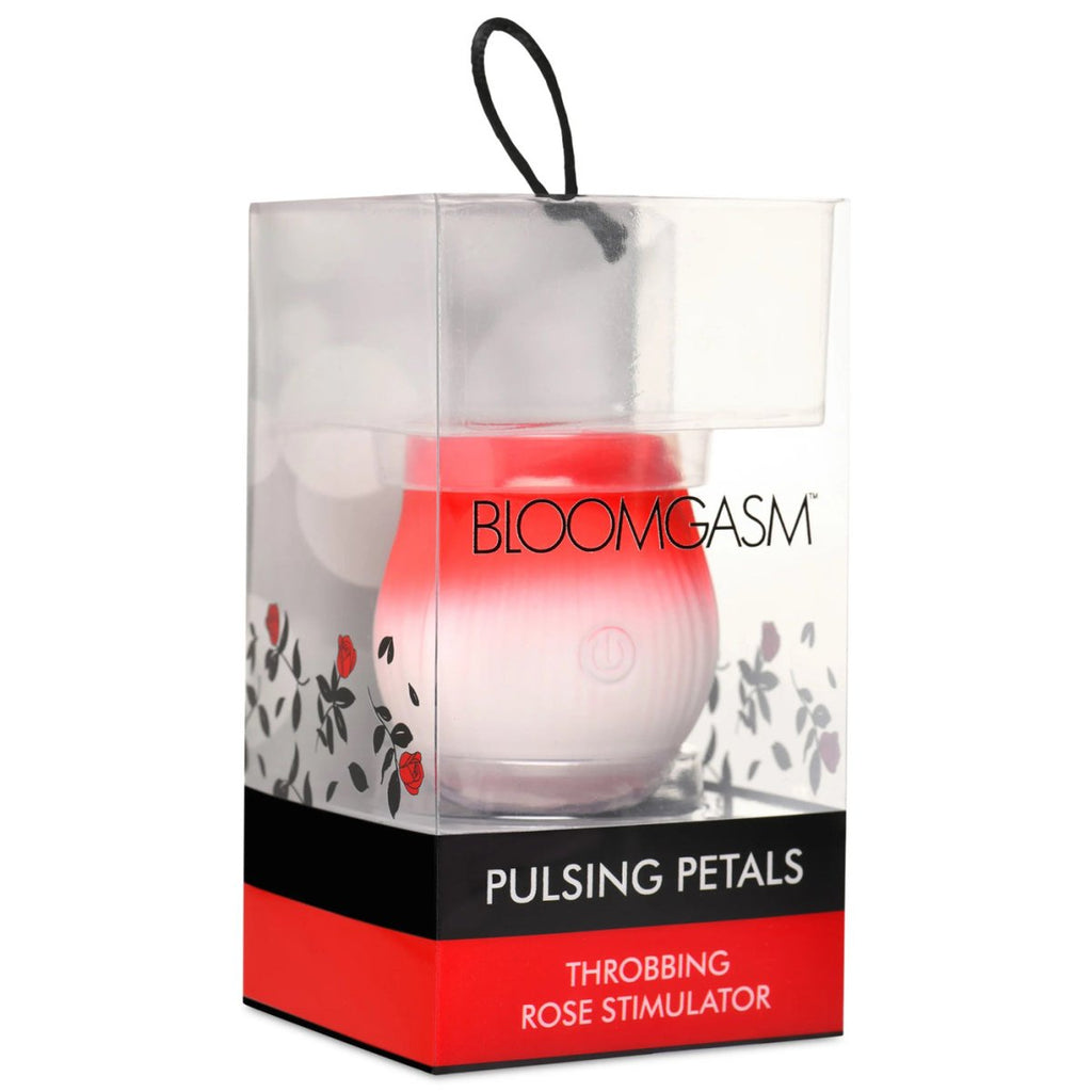 Pulsing Petals Throbbing Rose Stimulator - Red - TruLuv Novelties