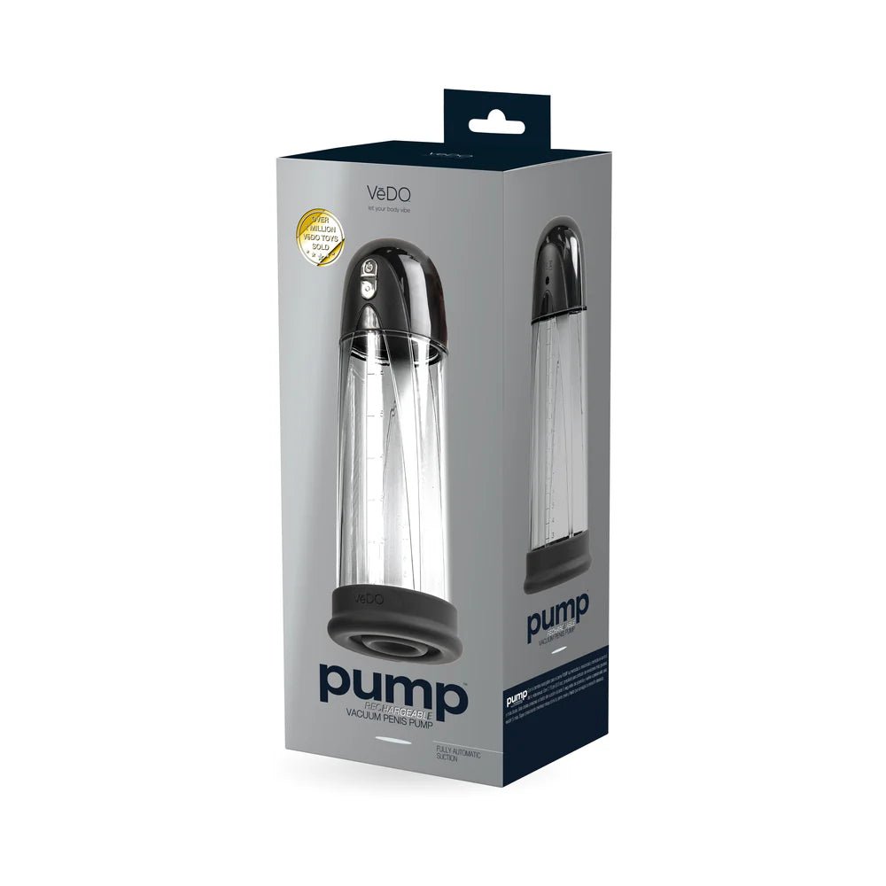 Pump Rechargeable Vacuum Penis Pump Black - TruLuv Novelties
