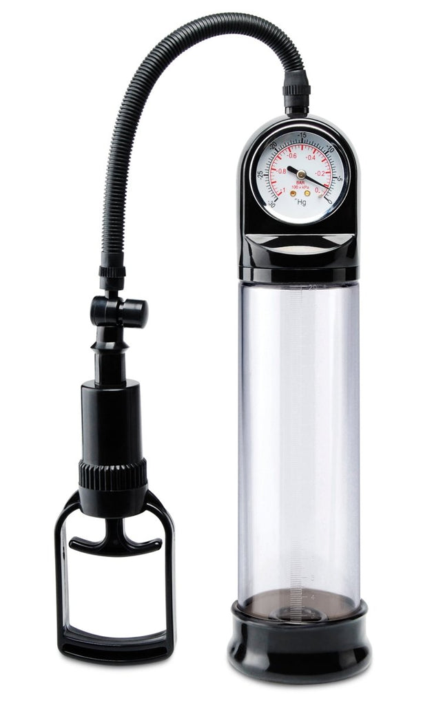 Pump Worx Accu-Meter Power Pump - Black - TruLuv Novelties