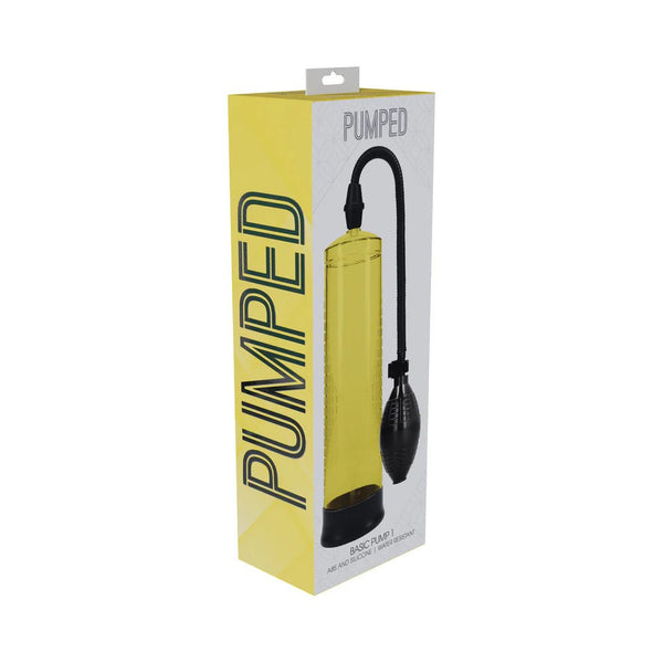 Pumped Basic Pump 1 Water Resistant Yellow - TruLuv Novelties