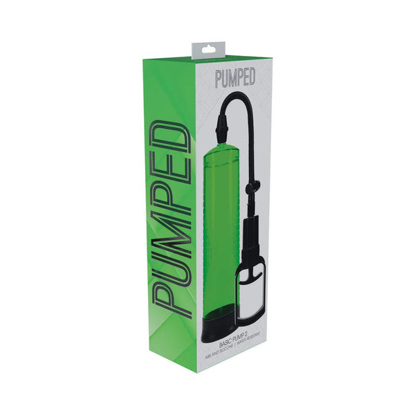 Pumped Basic Pump 2 Water Resistant Green - TruLuv Novelties