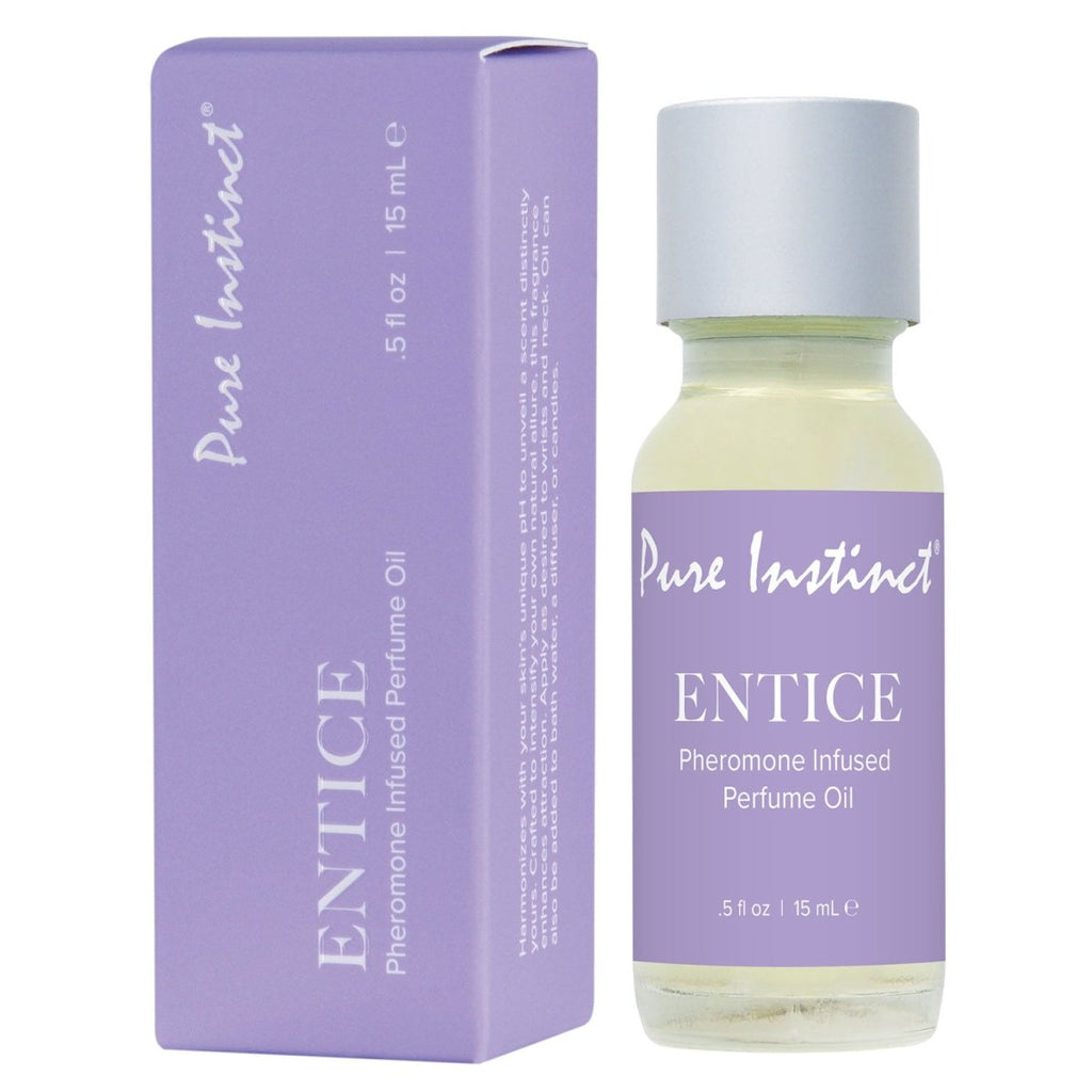 Pure Instinct Pheromone Perfume Oil Entice Dropper 15 ml | 0.5 Fl Oz - TruLuv Novelties