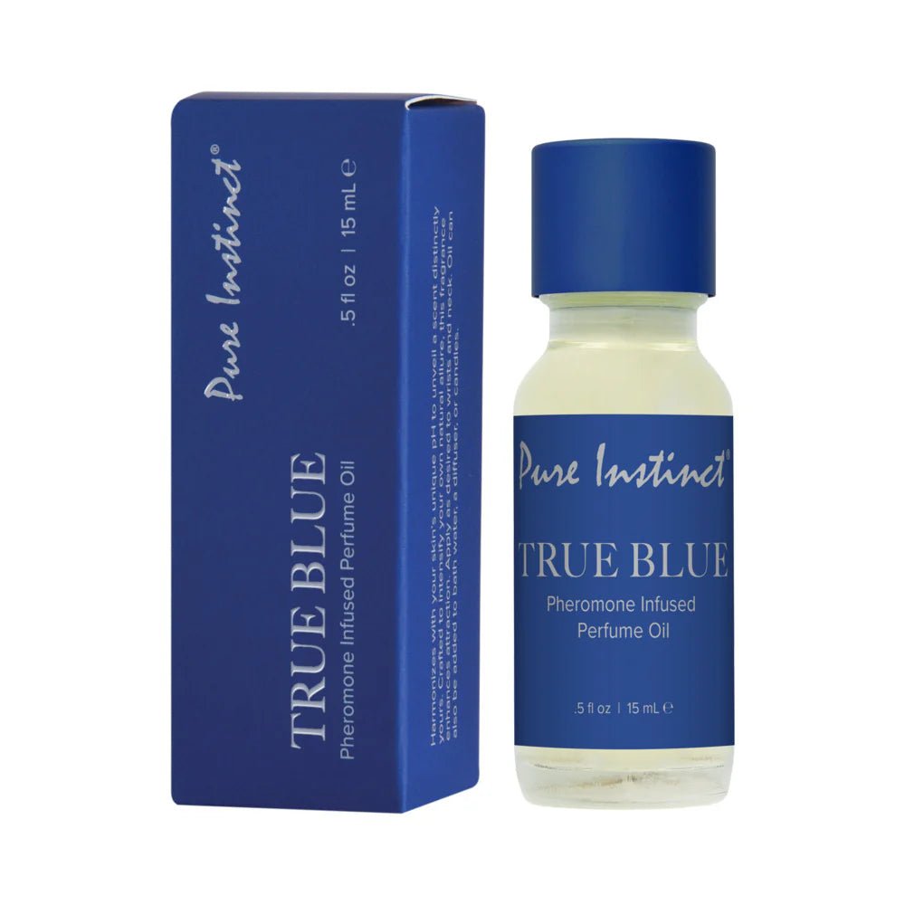 Pure Instinct Pheromone Perfume Oil With Dropper True Blue 15 ml 0.5 fl. oz. - TruLuv Novelties