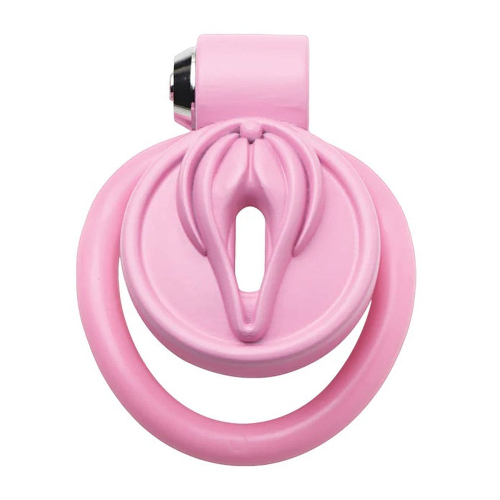 Pussification Vulva Chastity Cage - Pink - TruLuv Novelties