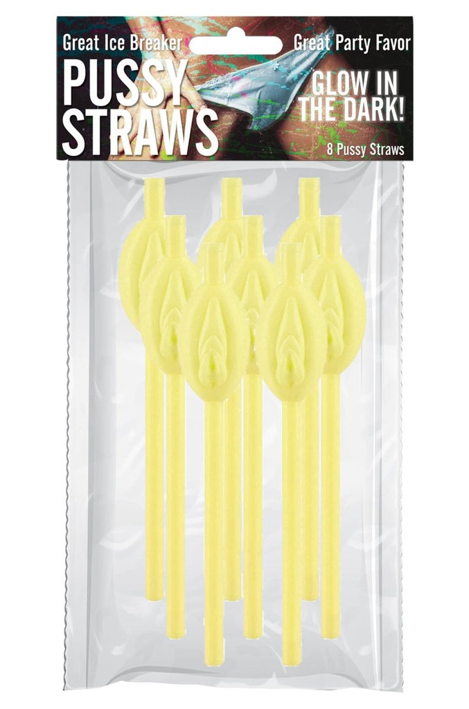 Pussy Straws - Glow in the Dark - TruLuv Novelties