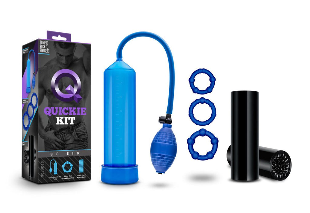 Quickie Kit - Go Big - Blue - TruLuv Novelties